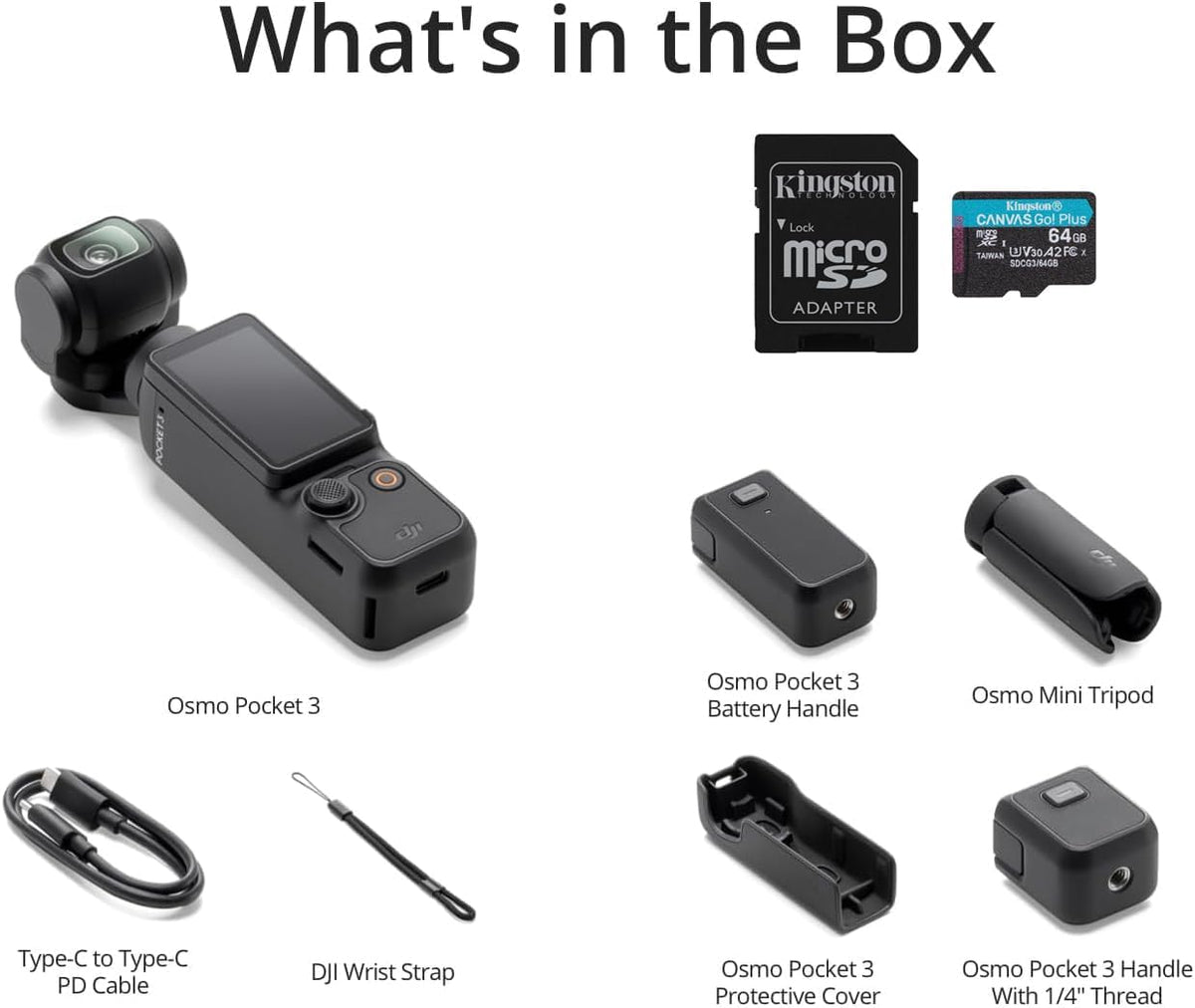 Vlogging 4K Camera Osmo Pocket 3 (New Years OFFER!)